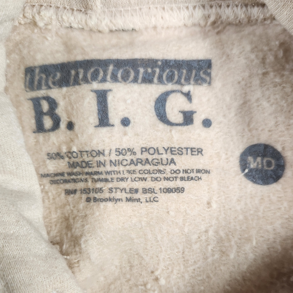 NWOT Men's Notorious B.I.G Trust Nobody Hoodie - Picture 3 of 8